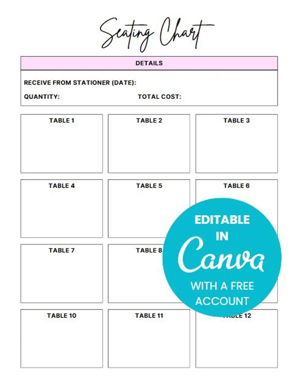 Ultimate Wedding Planner Printable | 75 Pages