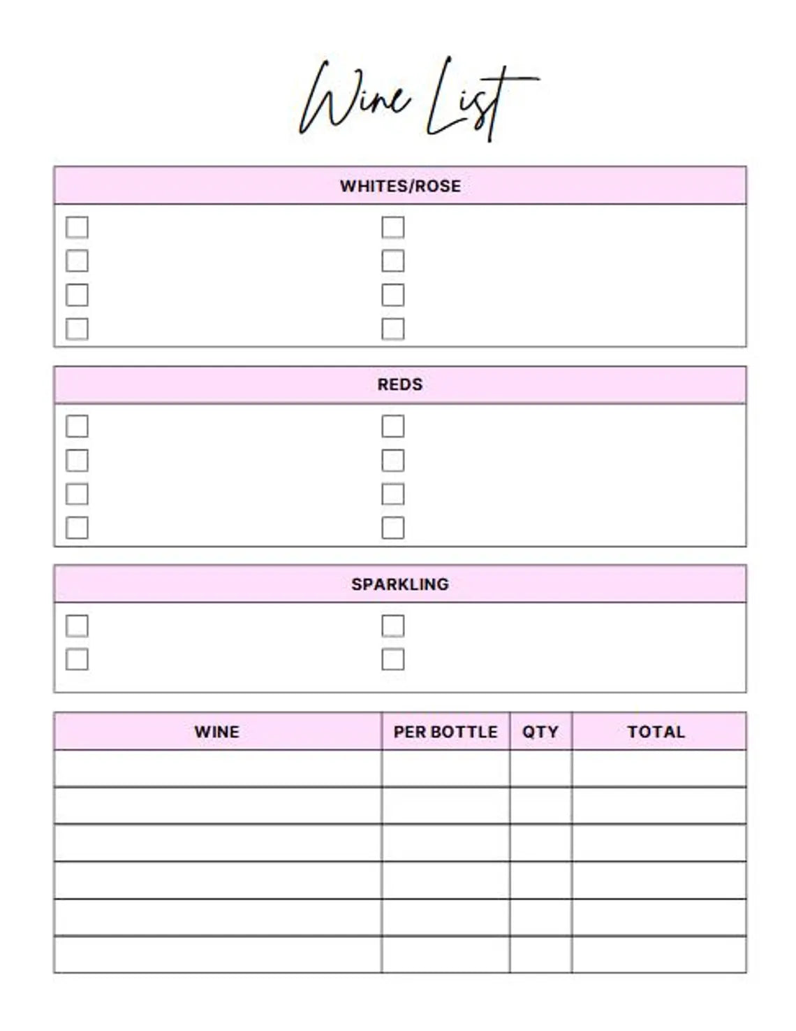 Ultimate Wedding Planner Printable | 75 Pages