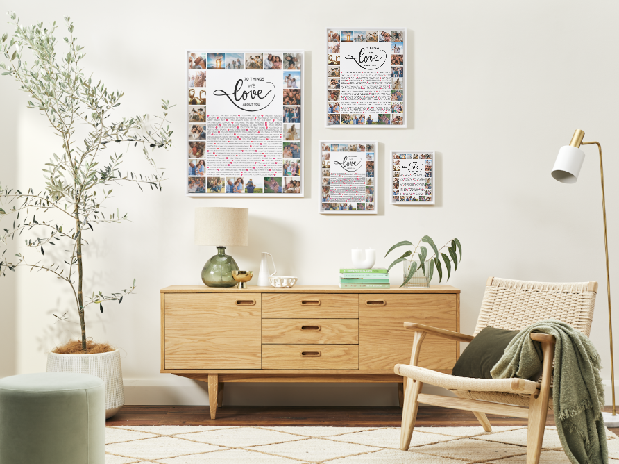 30 Things We Love About You – 30th Birthday Canva Wall Art Template