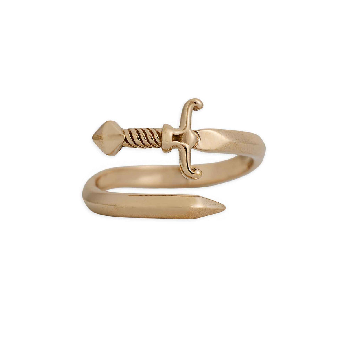 Bronze Sword Wrap Ring