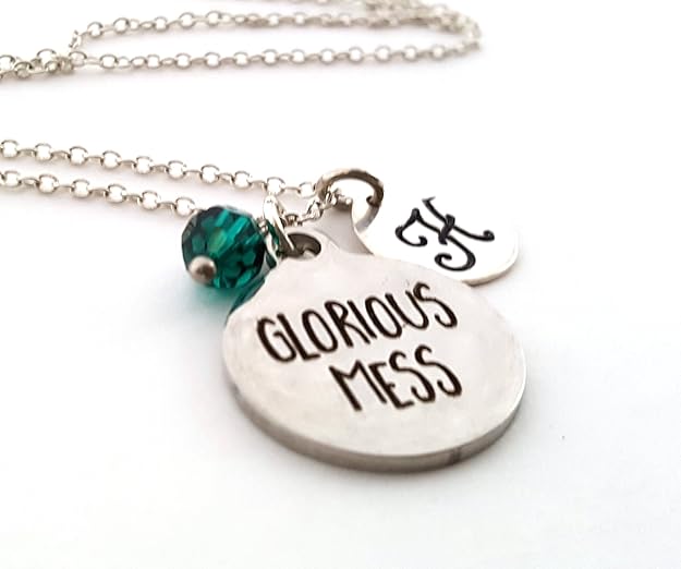 Glorious Mess Charm Necklace - Personalized Sterling Silver Jewelry