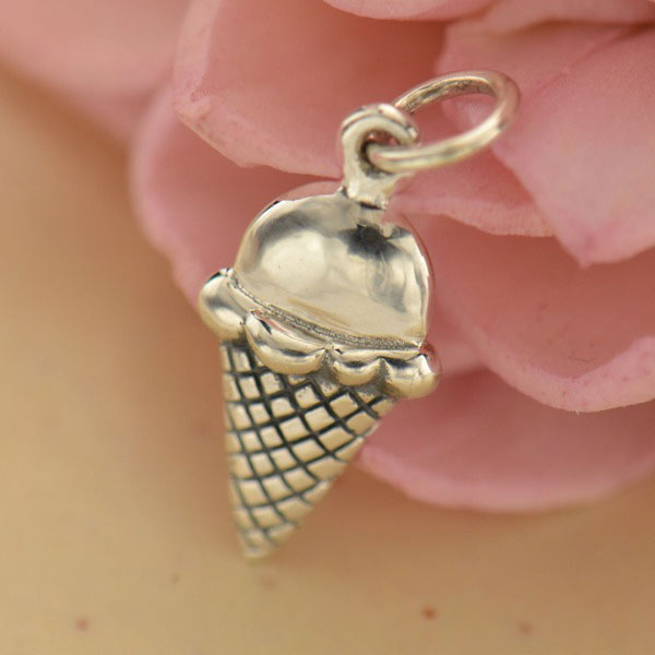 Sterling Silver Ice Cream Necklace