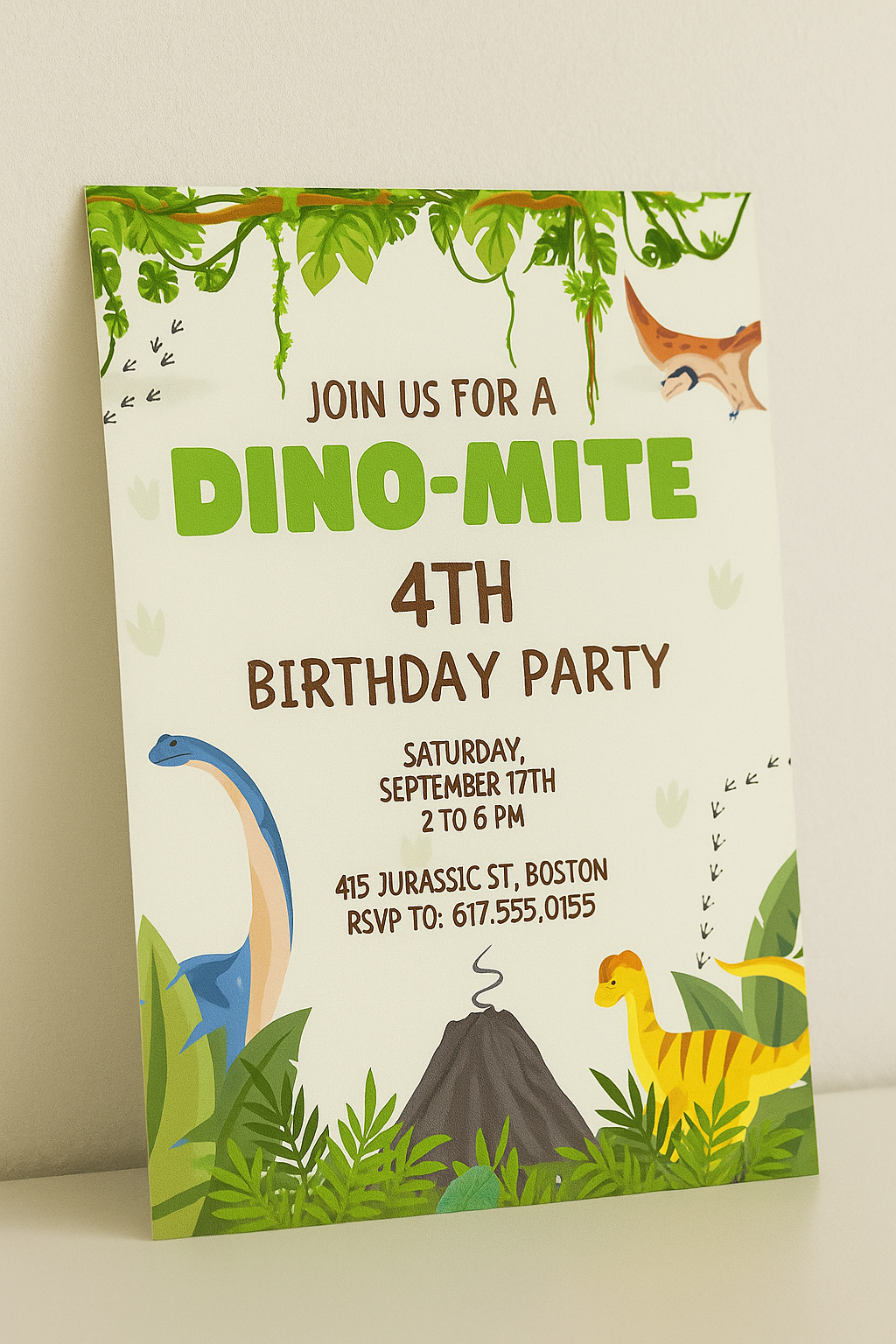 Dino-Mite Birthday Party Printable Bundle