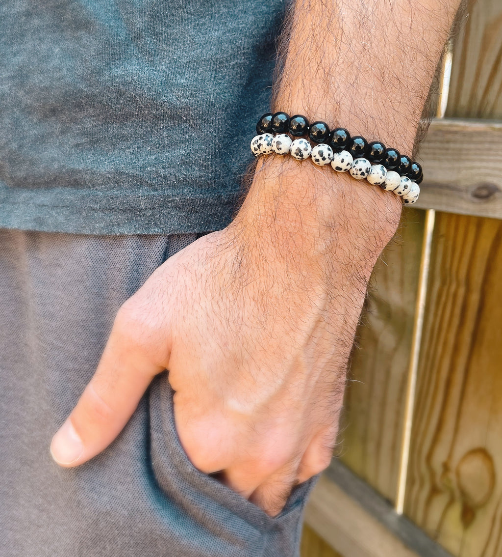 Gemstone Beaded  Stretch Bracelets