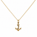 14k Gold Filled Anchor Necklace