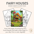 140 Enchanting Fairy Houses Coloring Pages – Printable PDF or Digital Use