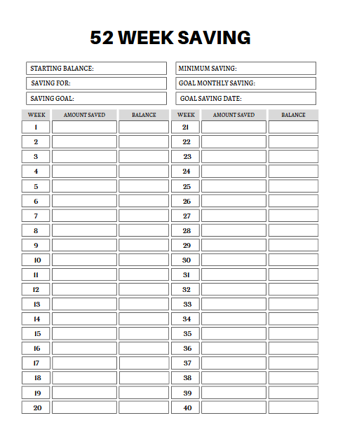 Money Mindset Workbook | 50-Page Budget Planner