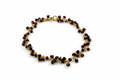 Garnet Gemstone Cluster Bracelet