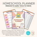 Homeschool Planner | 70-Page Canva Template