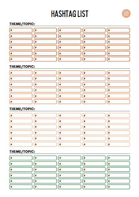 Instagram Planner | 34-Page Canva Template