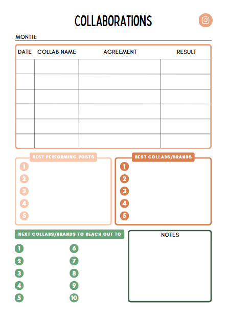 Instagram Planner | 34-Page Canva Template