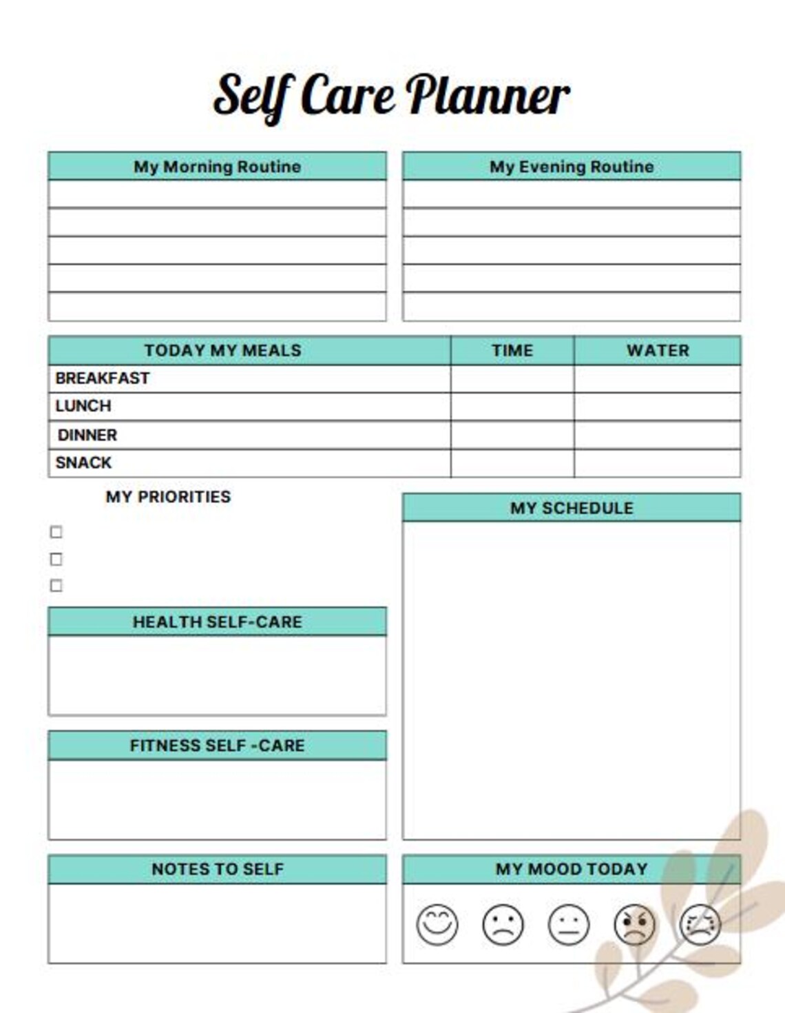 Self-Love Journal | 30 Pages | Printable & Editable