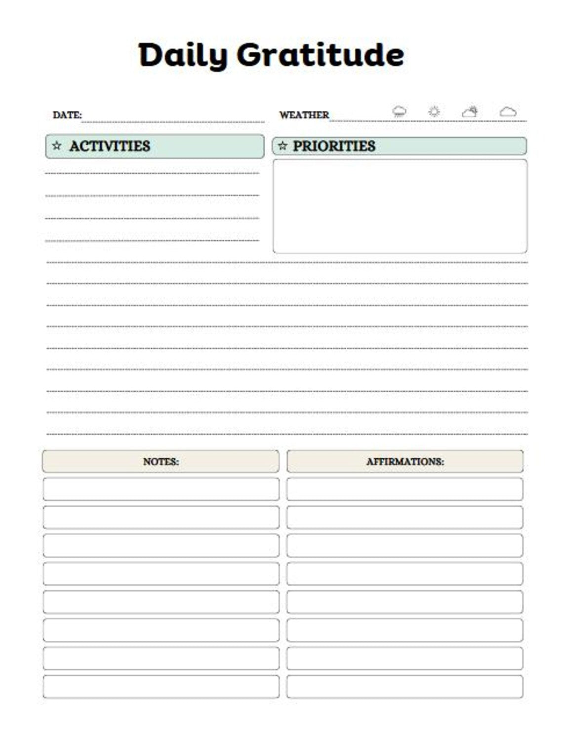 2025 Life Planner | 75+ Pages | Printable & Editable