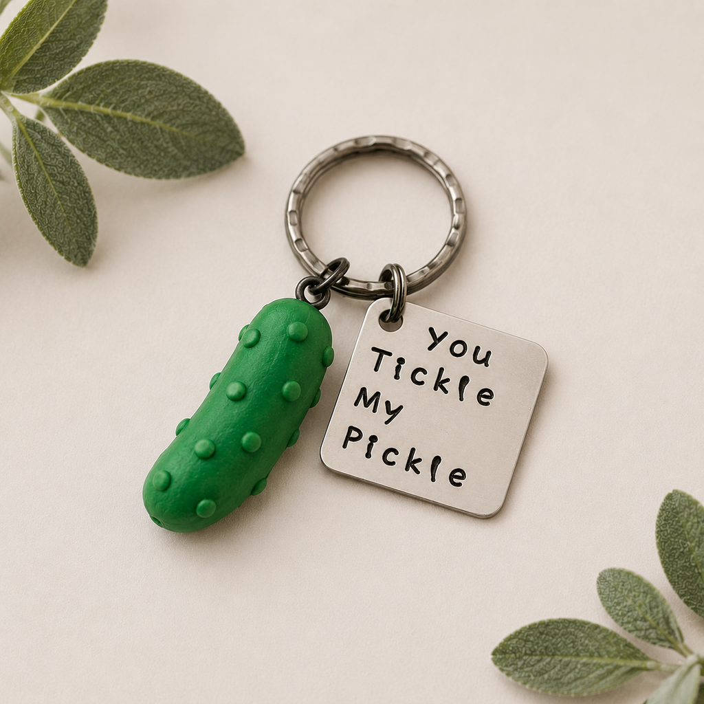 You Tickle My Pickle Keychain