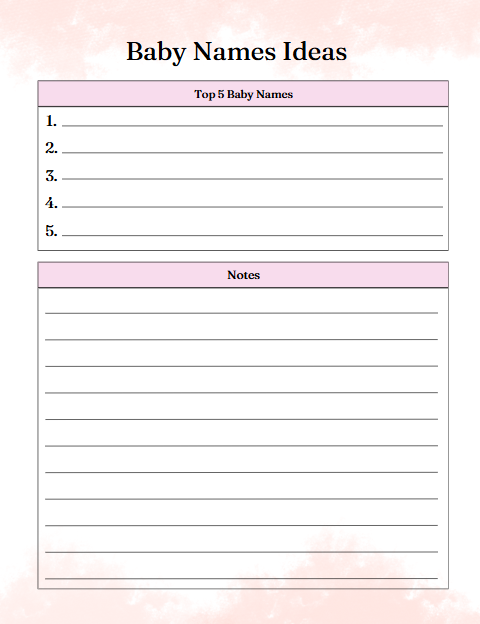 Pregnancy Journal – 58-Page Editable Canva Template