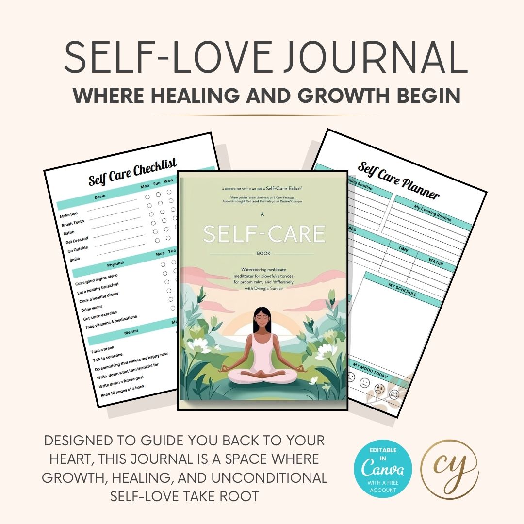 Self-Love Journal | 30 Pages | Printable & Editable