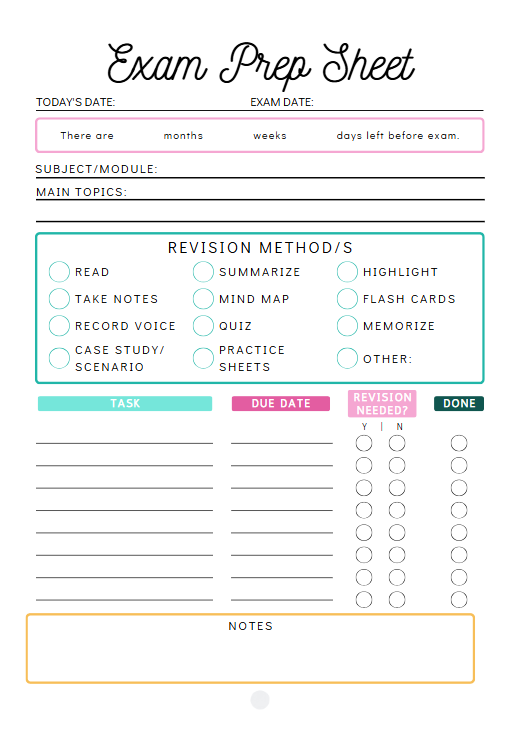 Student Life Organizer | 48-Page Printable & Canva Template