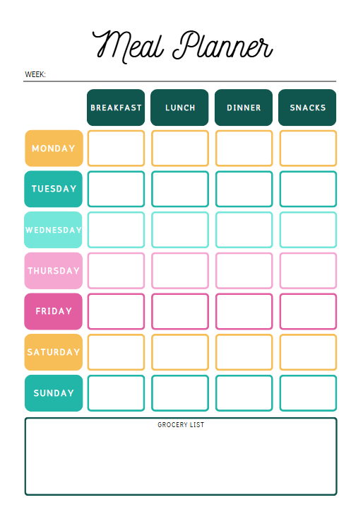 Student Life Organizer | 48-Page Printable & Canva Template