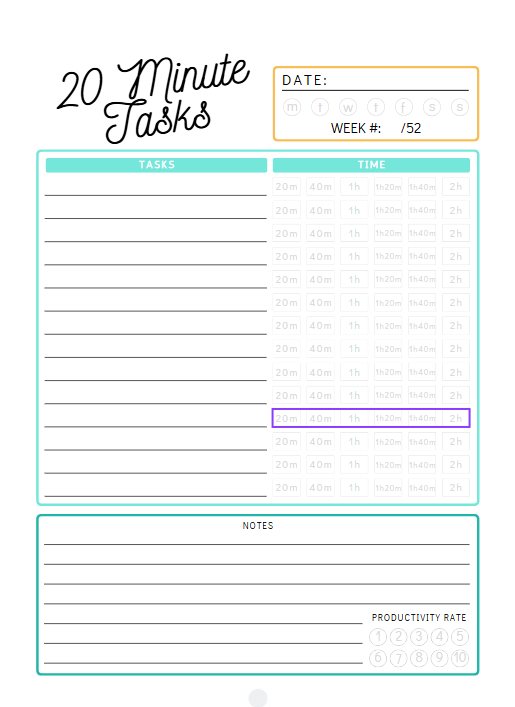 Student Life Organizer | 48-Page Printable & Canva Template