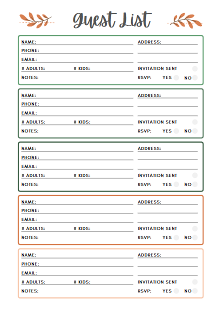 Thanksgiving Planner Printable - 65 Page Canva Template